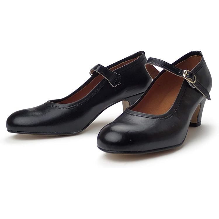 Amazon | [SARA] フラメンコシューズ釘なし 練習用 幅広め 初心者用